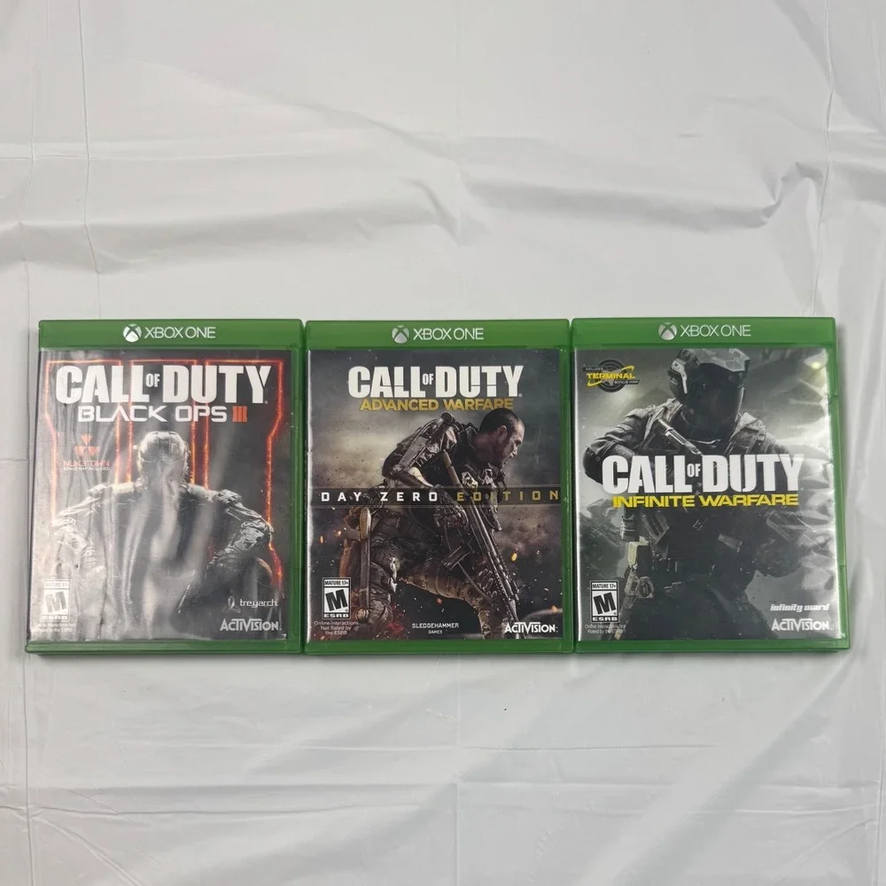 Call of Duty Xbox One Bundle Black Ops III Advanced Warfare Infinite Warfare